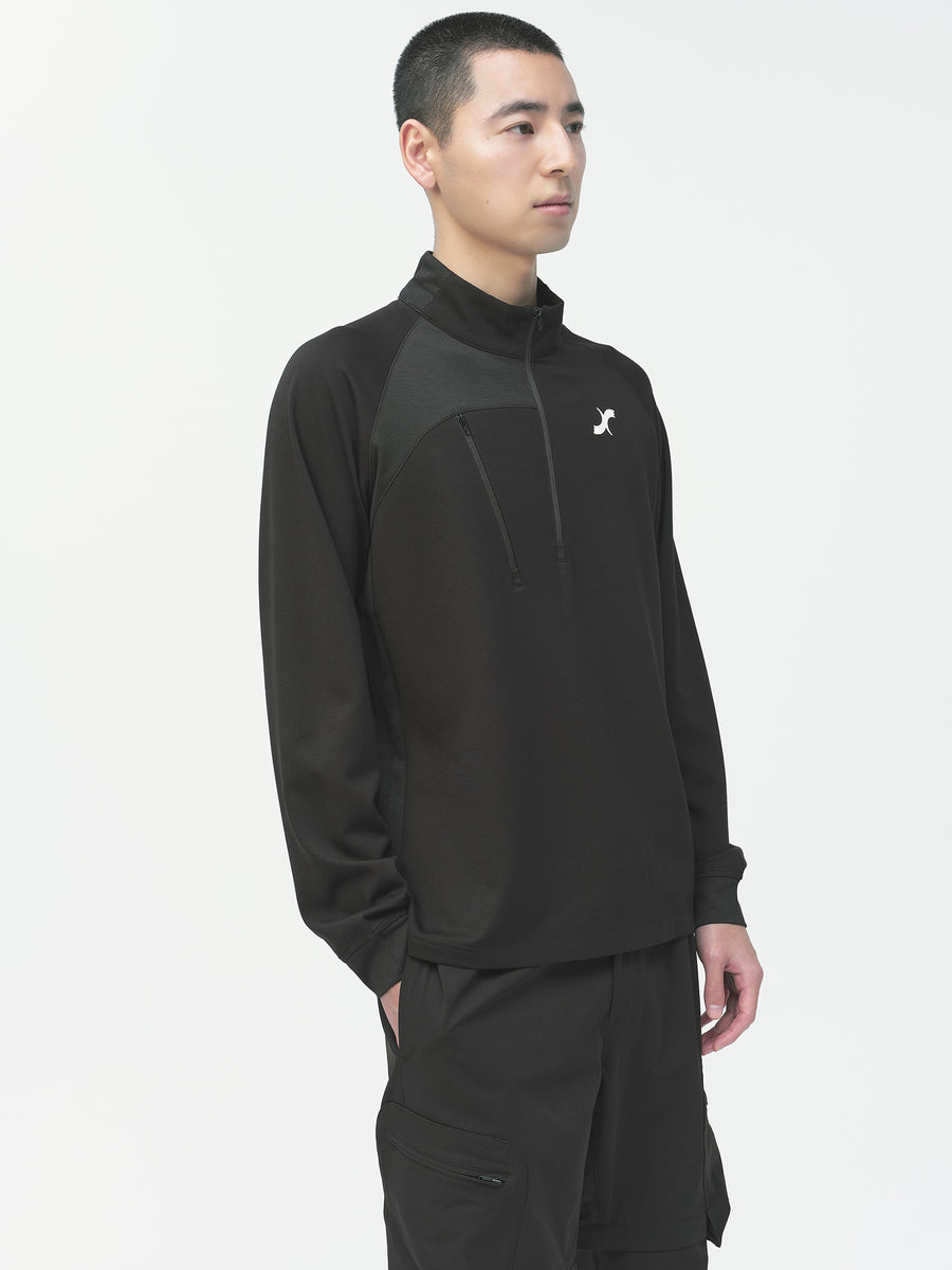 Half Zip Top Black – DEES