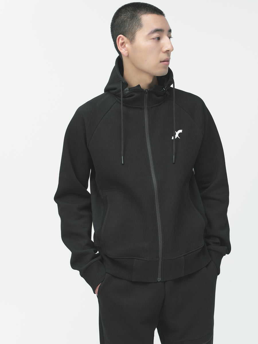 Sweat Zip Hoodie Black – DEES