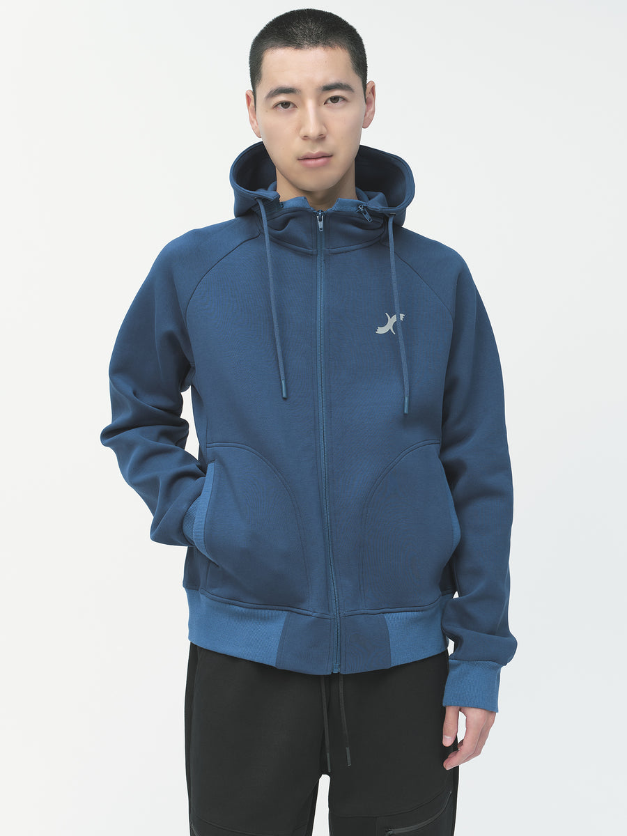 Sweat Zip Hoodie Blue Purple – DEES